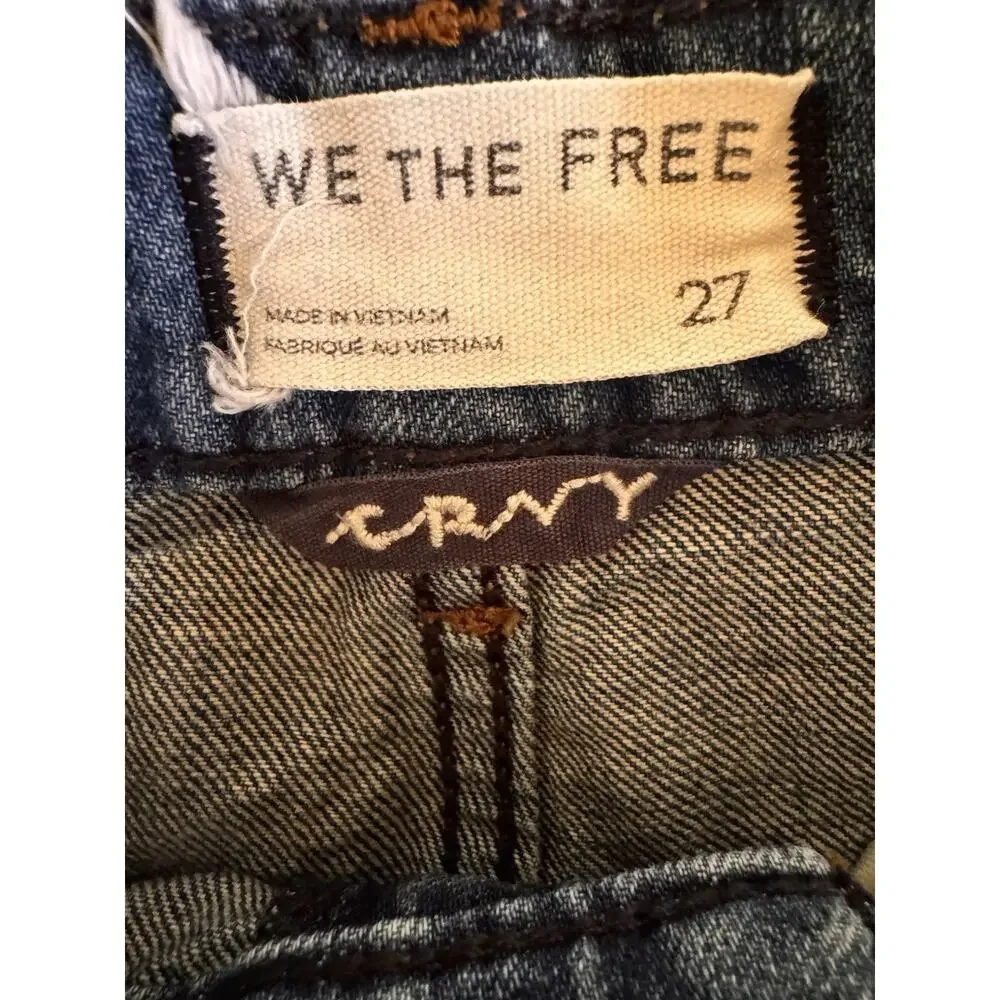 FREE PEOPLE We The Free Libre Wide-Leg Jeans Women's Size 27
